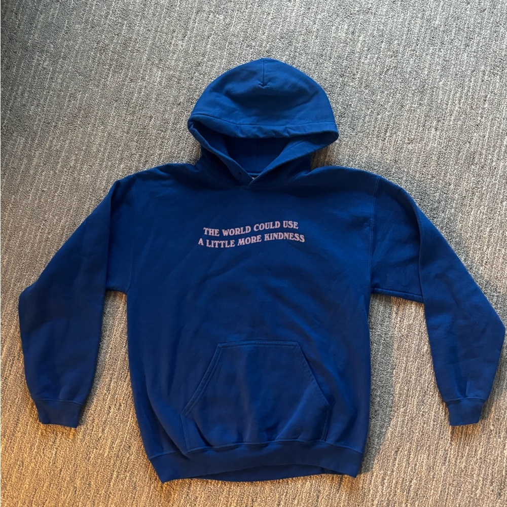 Kinder Planet Company Navy Blue and Pink Sweatshirt | EUC!!